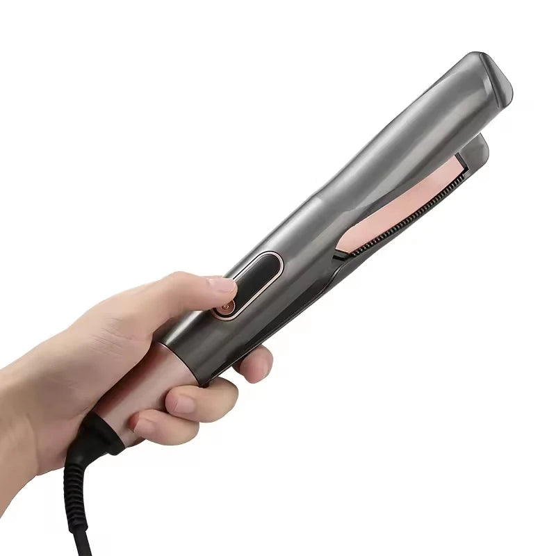 2-in-1 Twisted Hair Straightener and Curling Iron Ceramic Styler - 3