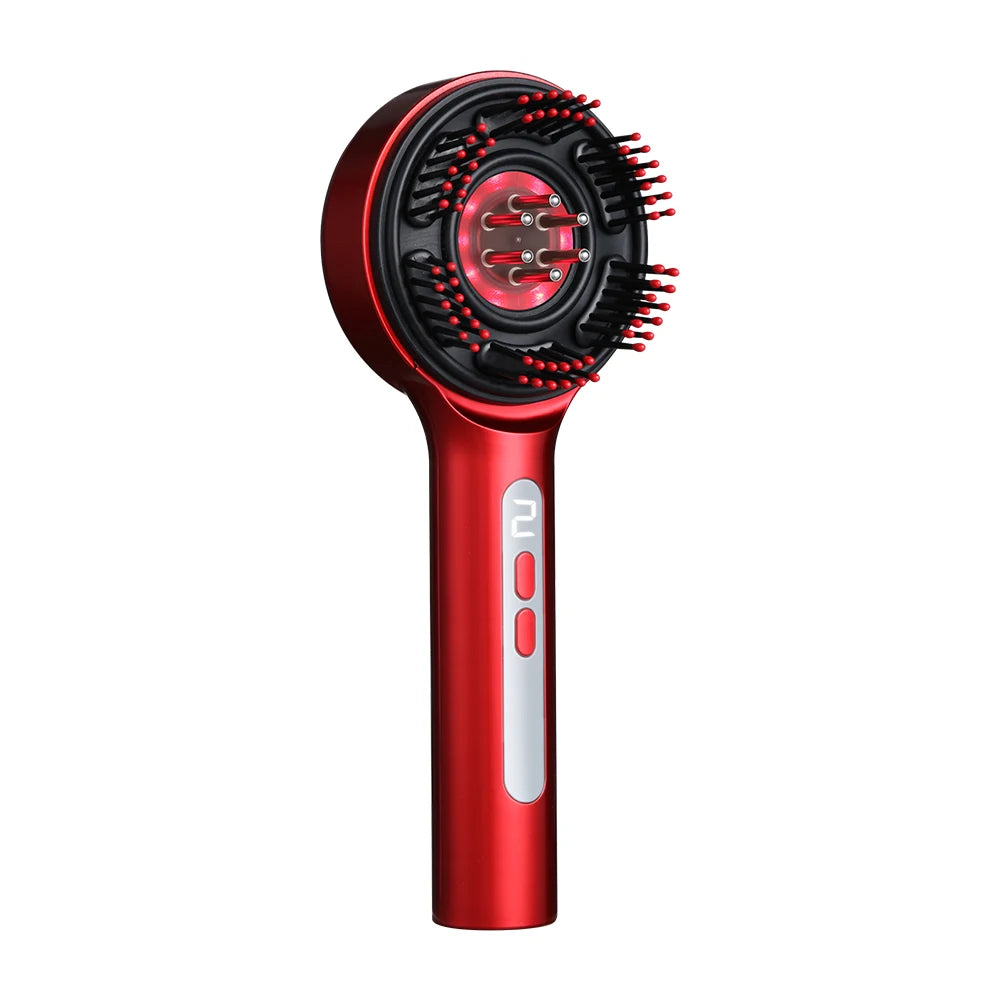 Electric Scalp Massage Comb with Red Light Therapy for Hair Growth