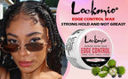 Lockmio Edge Control Hair Wax and Styling Brush Set for Flyaways