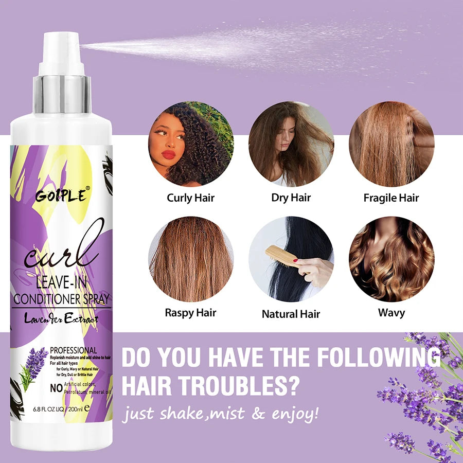 Goiple Black Castor Oil Curl Defining Cream and Leave In Conditioner - 12