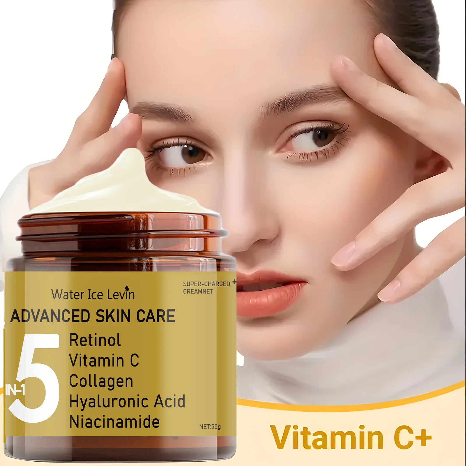 Water Ice Levin 5-in-1 Retinol and Vitamin C Anti-Aging Face Cream - 4