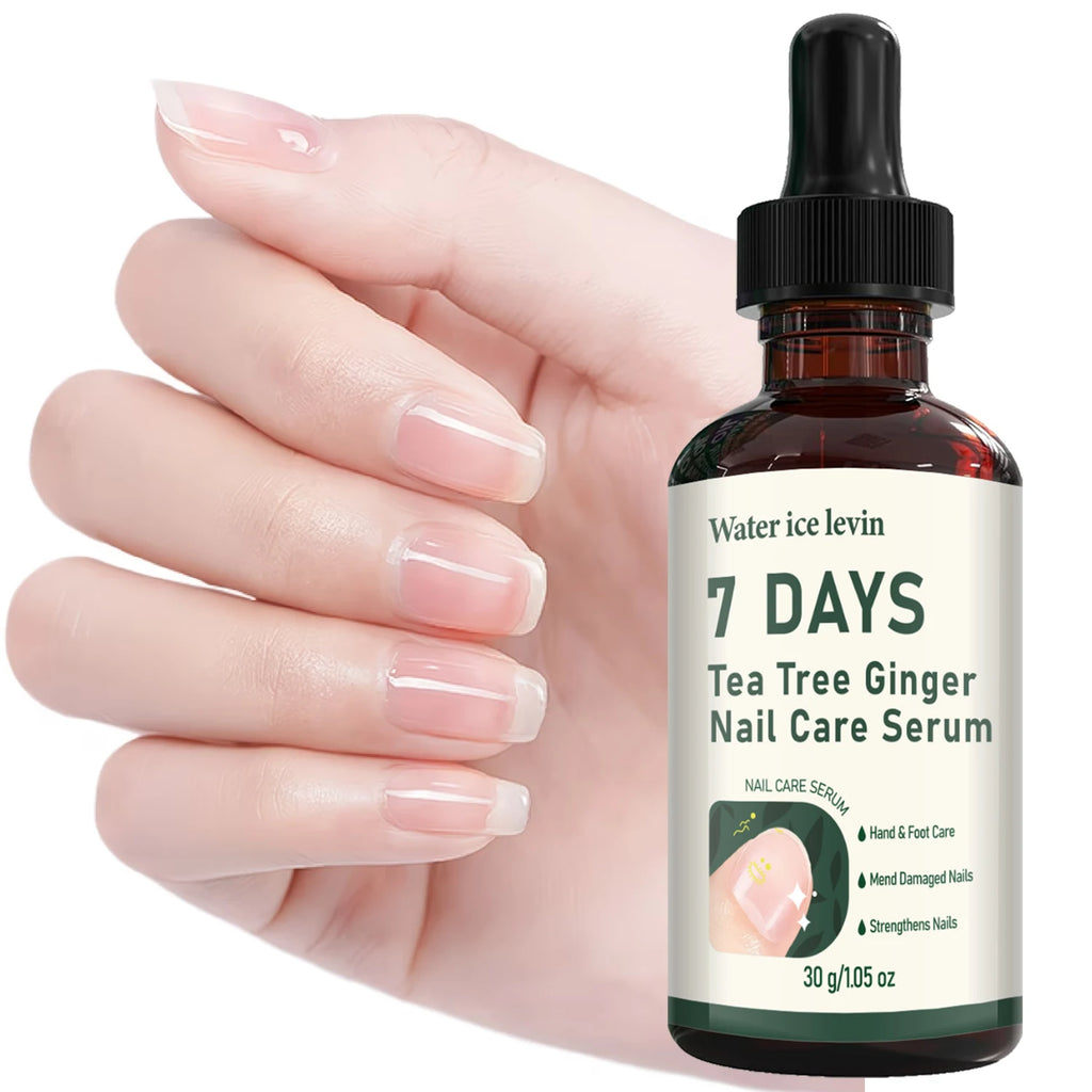 7 Days Nail Repair Serum Tea Tree Ginger Treatment for Brittle Nails