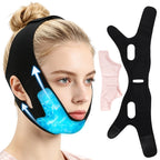 Hot and Cold Facial Compression Wrap for Chin and Jaw