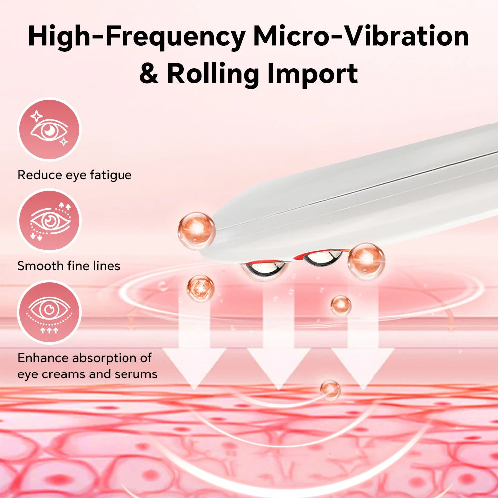 Vibrating Eye Massager and Facial Lifting Tool