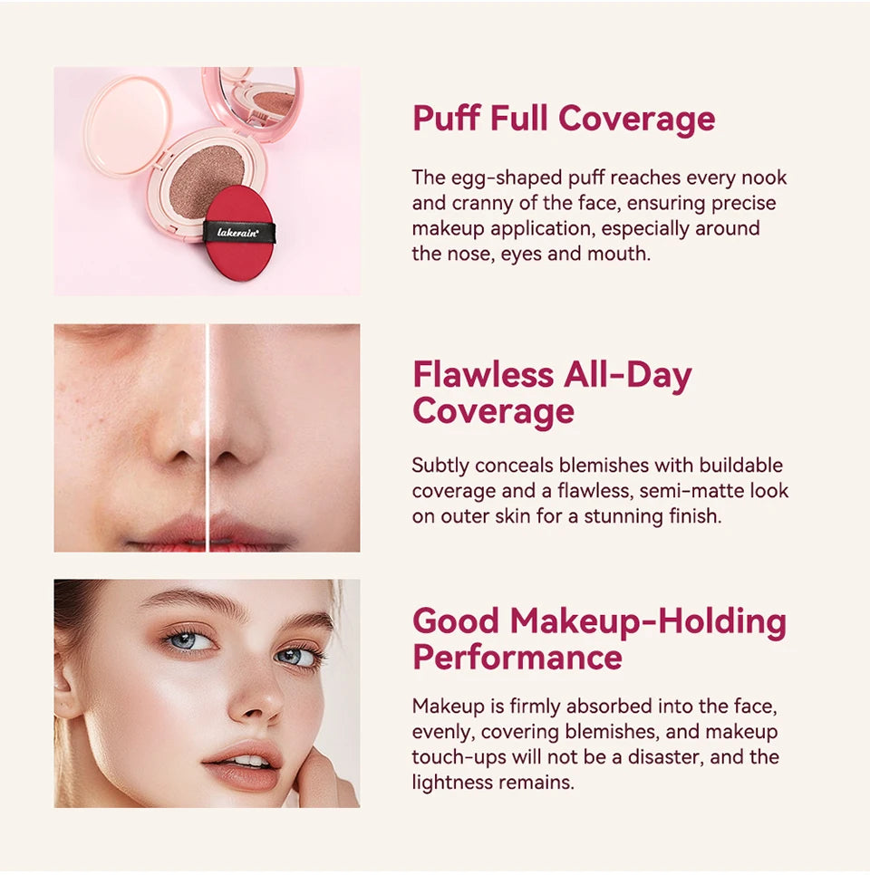 Long-Lasting Full Coverage Cushion Foundation with Sun Protection - 8