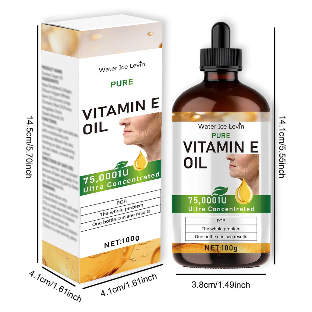 Natural Vitamin E Oil Moisturizing Skin Care Serum for Face and Body