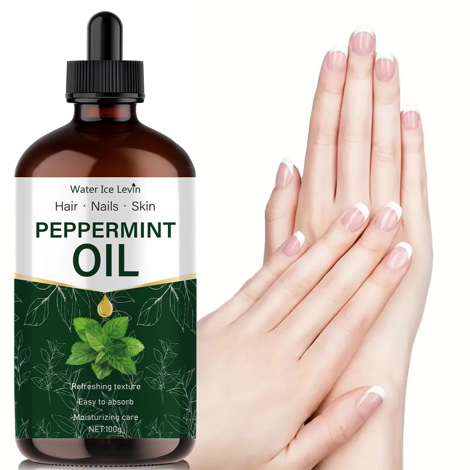 Peppermint Essential Oil Natural Moisturizing Body and Hair Care 100g - 1