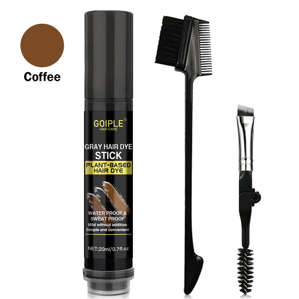 Goiple Gray Hair Dye Stick Instant Root Concealer Touch Up Pen - 8