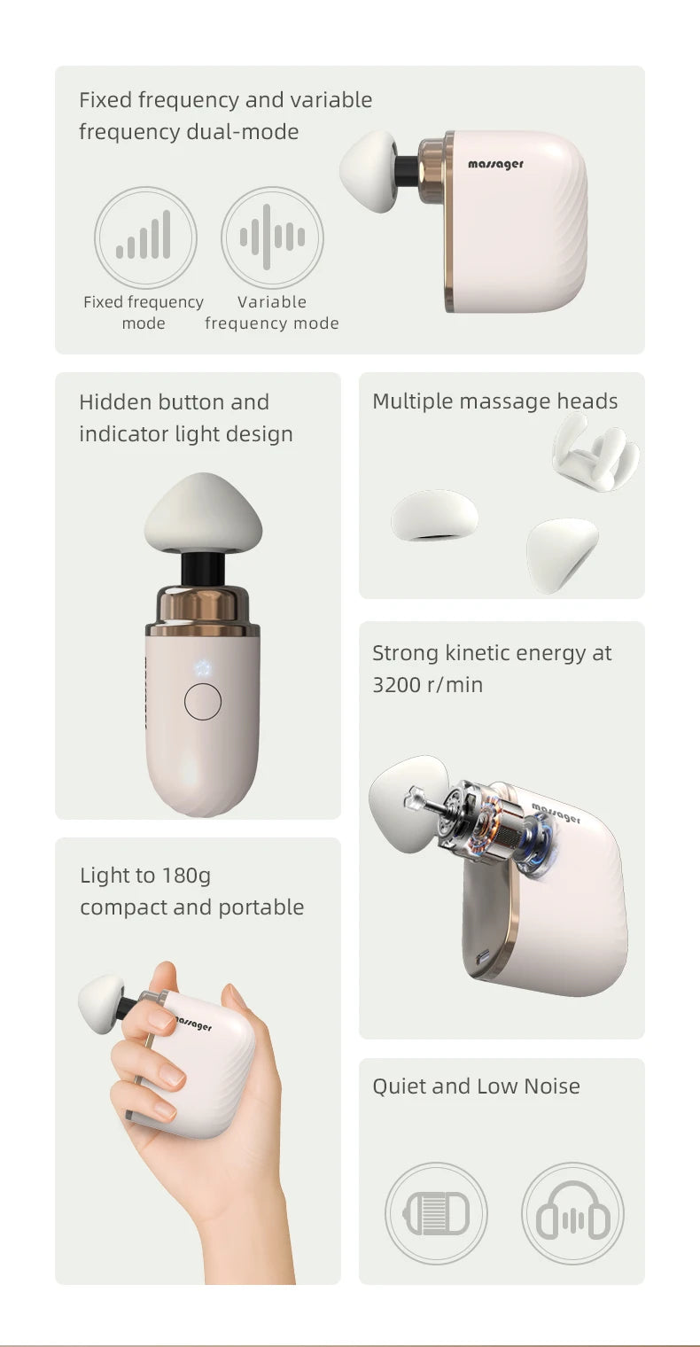 Portable Deep Tissue Percussion Muscle Massage Gun