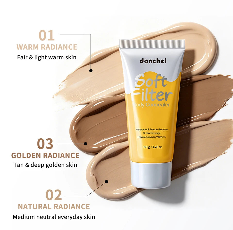 Waterproof Full Coverage Body Concealer for Scars and Tattoos