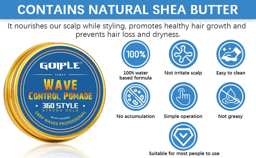 Shea Oil Hair Styling Pomade 30g