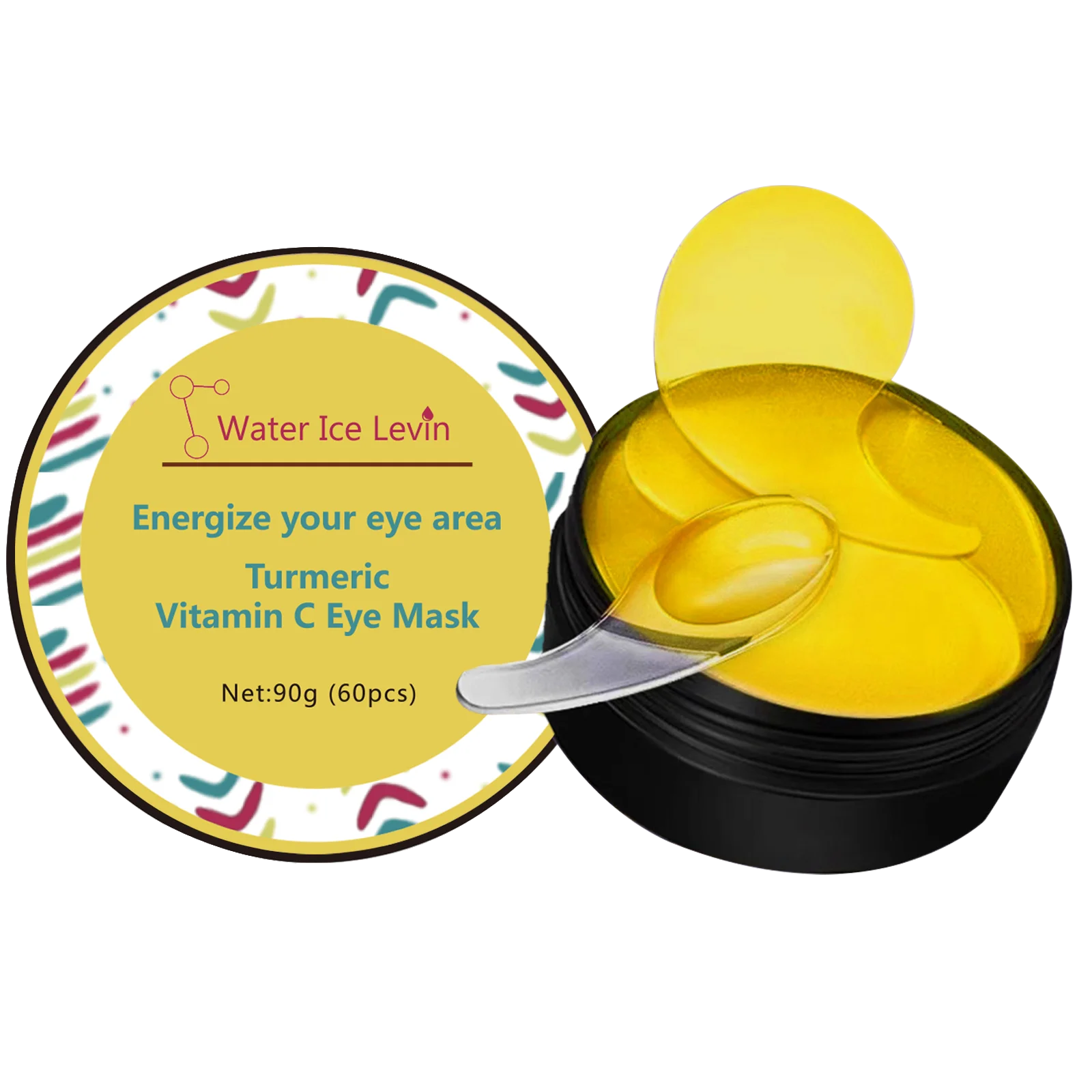 Turmeric Vitamin C Eye Mask Moisturizing Dark Circle Treatment - 6