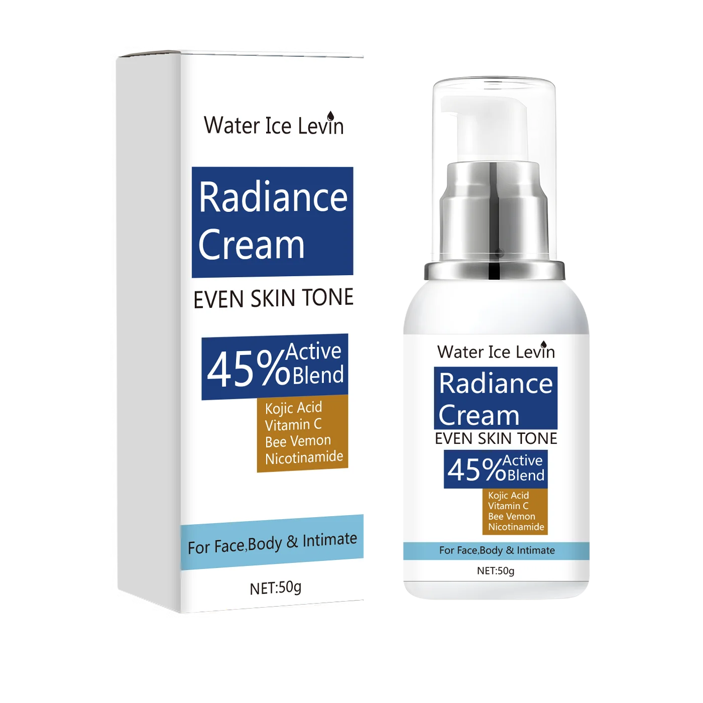 Water Ice Levin Radiance Cream Brightening Moisturizer for Body - 5