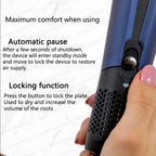 2-in-1 Professional Hair Dryer and Straightener with LED Display