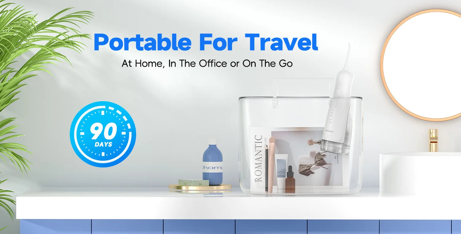 Portable Oral Irrigator and Nasal Rinse Cleaning Kit - 16