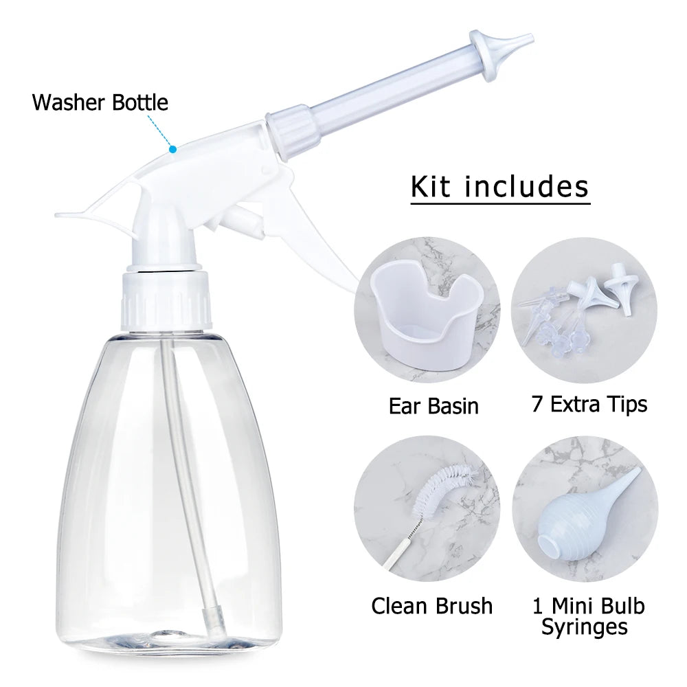 Electric Ear Wax Removal Irrigation System for Adults and Kids