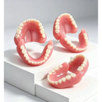 Soft Silicone Cosmetic Denture Set for Men and Women