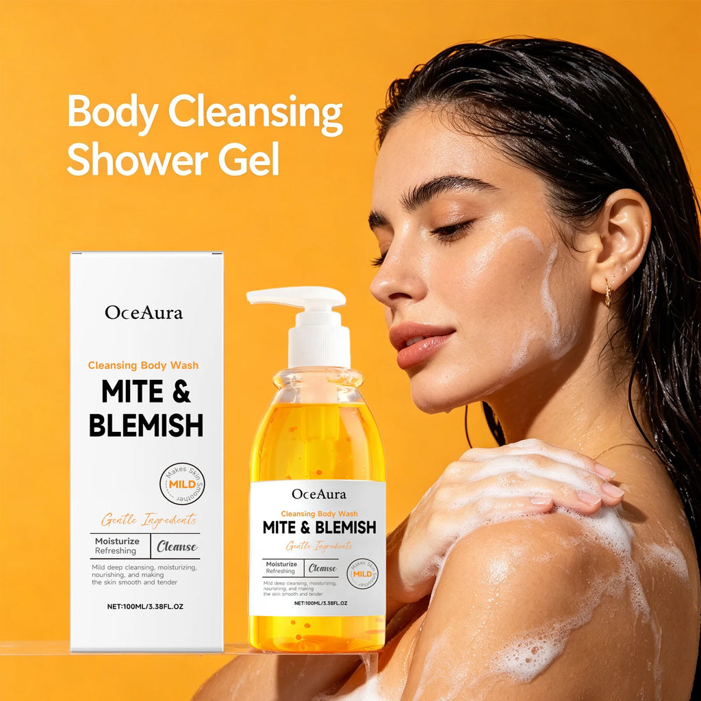Anti-Mite and Acne Control Body Wash for Oily Skin