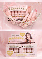 Peiyen 6 Piece Pearlescent Eyeshadow Stick Set Waterproof Shimmer Makeup