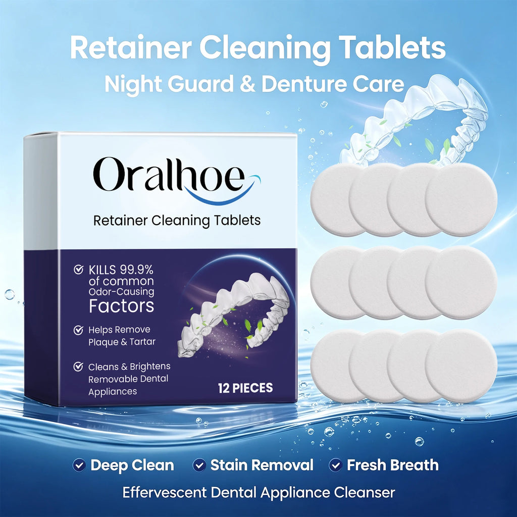 Effervescent Denture and Retainer Cleaning Tablets