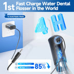 Electric Toothbrush and Portable Water Flosser Oral Care Combo