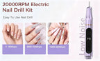 Portable Cordless Electric Nail Drill and UV Gel Polish Dryer