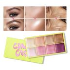 8-Color Cream Highlighter and Contouring Palette