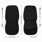 Heated Faux Lambswool Car Seat Cushion for Winter