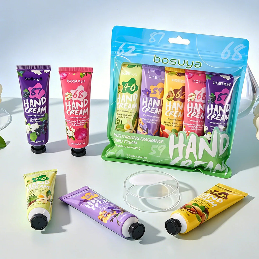 Bosuya Moisturizing Hand Cream Set Hydrating Lotion for Dry Skin