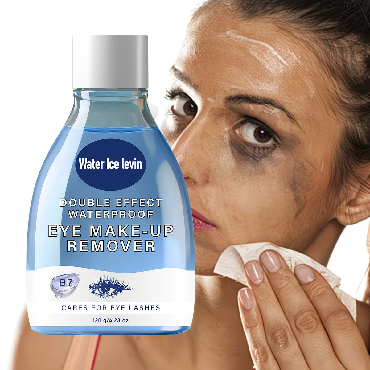Water Ice Levin Double Effect Eye Makeup Remover for Waterproof Makeup
