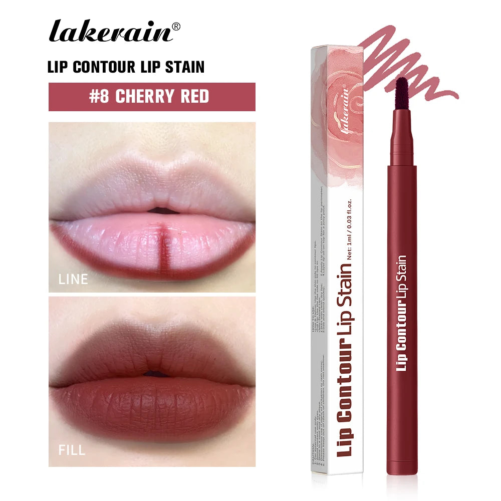 Long-Lasting Waterproof Ballpoint Felt Tip Lip Liner