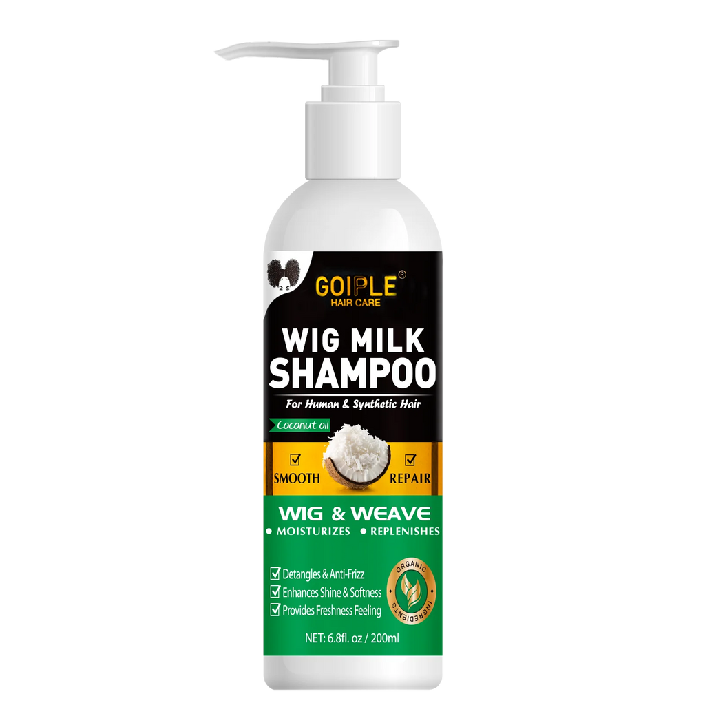 Goiple Coconut Oil Wig Milk Shampoo Hair Care and Repair Cleanser