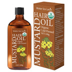 Organic Cold Pressed Mustard Hair Oil with Hyaluronic Acid 100g