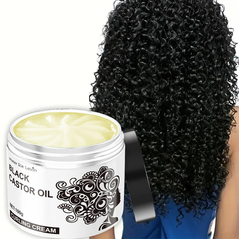 Black Castor Oil Curly Hair Elasticity Cream 100g