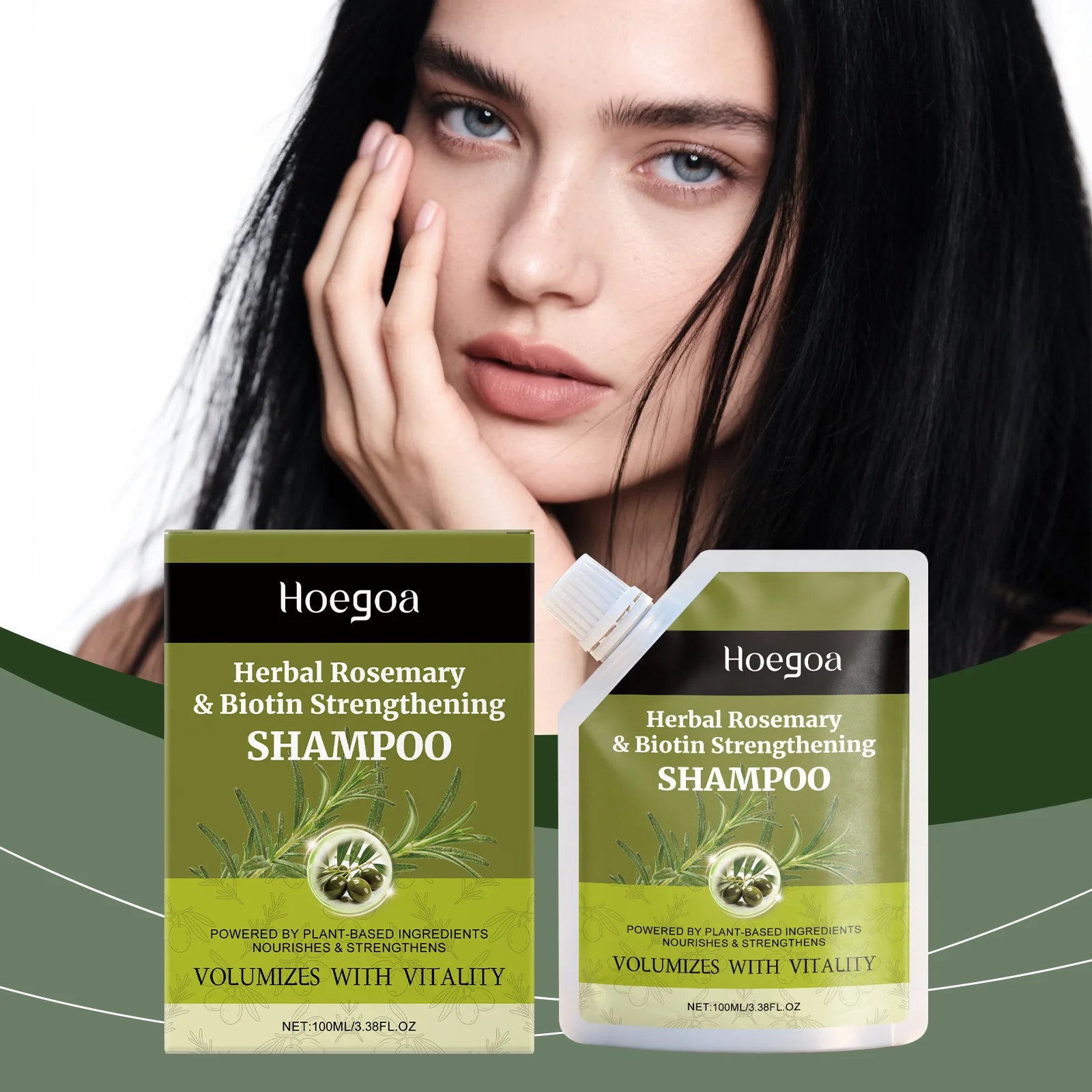 Herbal Rosemary and Biotin Strengthening Shampoo 100ml