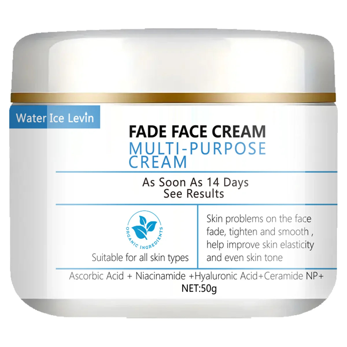 Water Ice Levin Anti Aging Face Cream Moisturizing Dark Circle Remover - 9