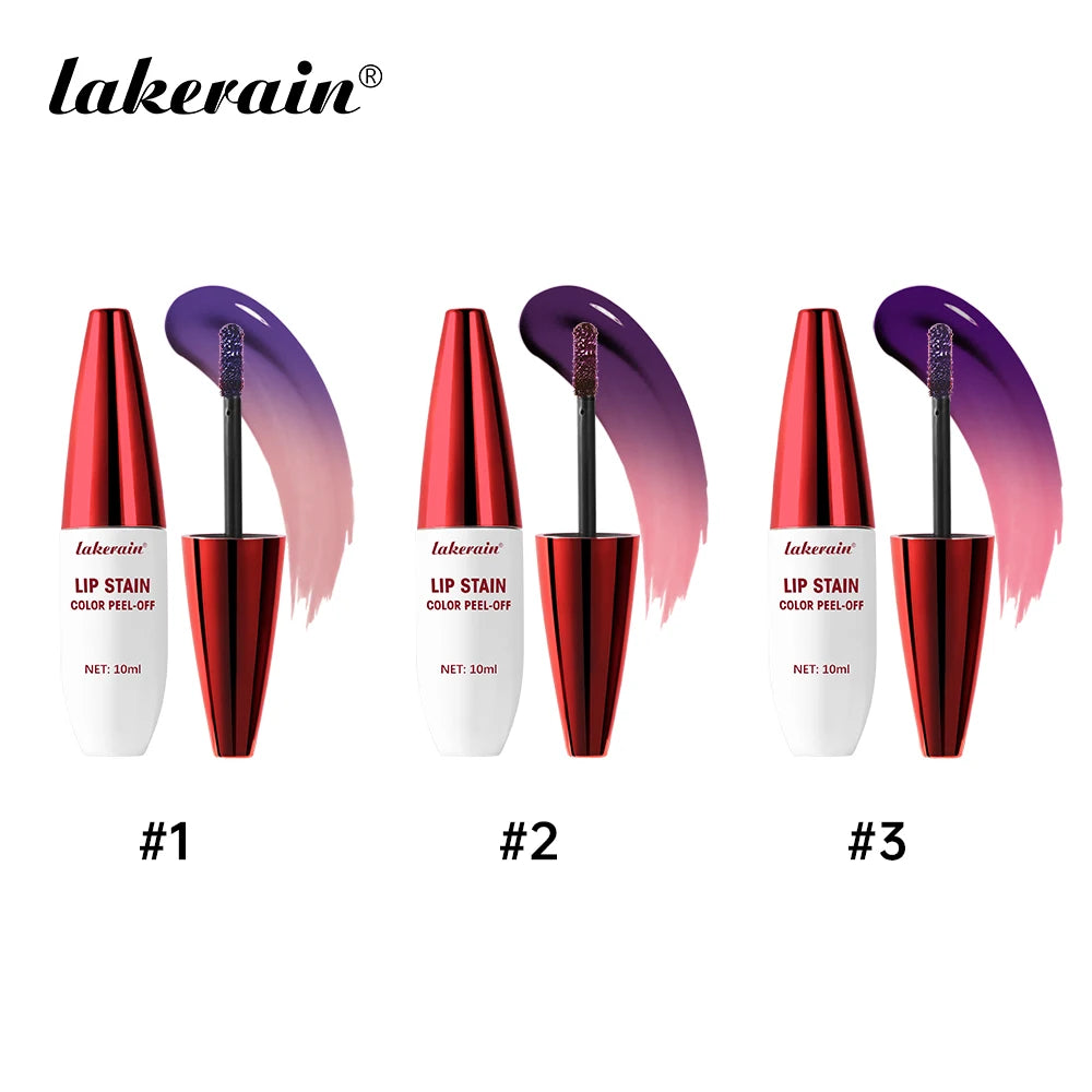Waterproof Peel-Off Lip Stain for Long-Lasting Matte Color