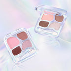 4 Color Eyeshadow Palette Waterproof Glitter Eye Makeup