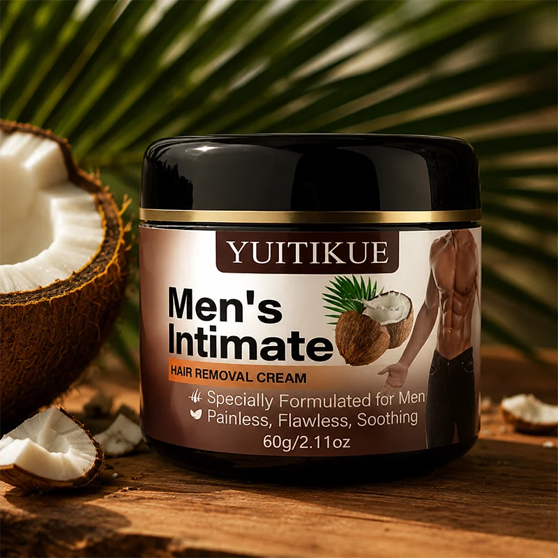 Mens Intimate Hair Removal Cream Painless Body Depilatory for Sensitive - 7