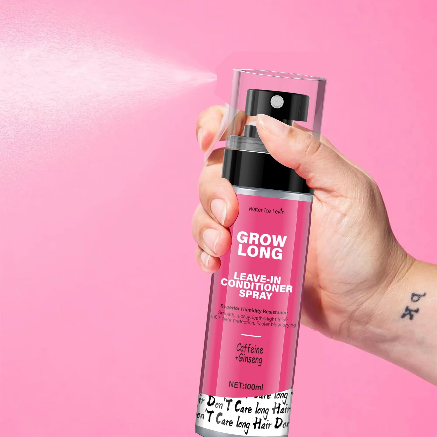 Ginseng and Caffeine Leave In Conditioner Hair Spray 100ml