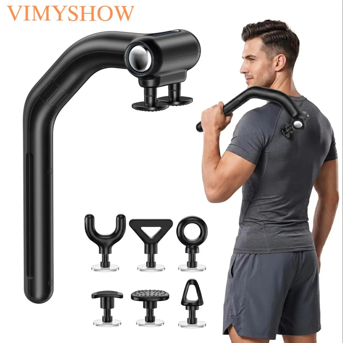 Dual-Head Percussion Massage Gun for Deep Tissue Muscle Relief - 1