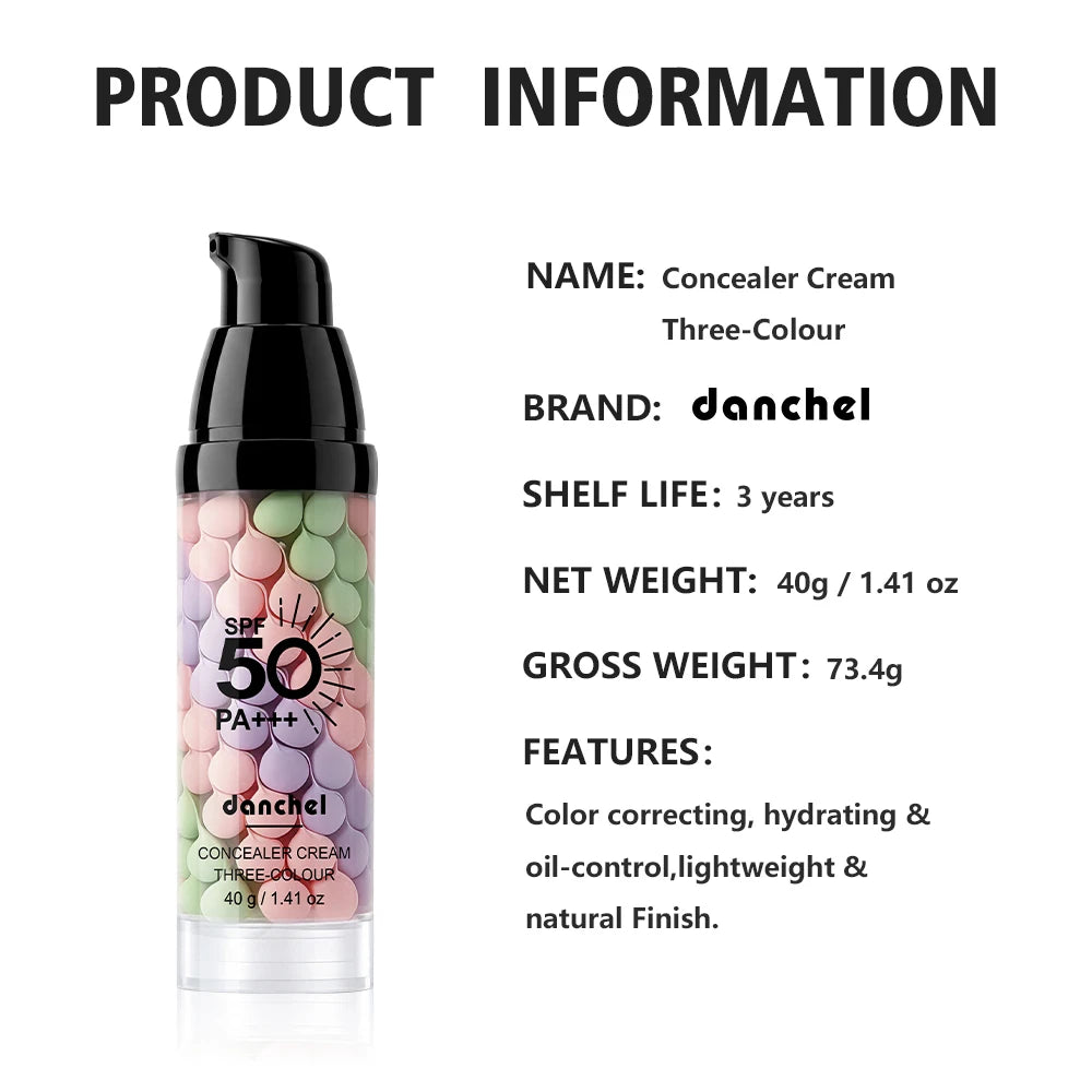 3-in-1 Color Correcting Primer and SPF 50 Sunscreen