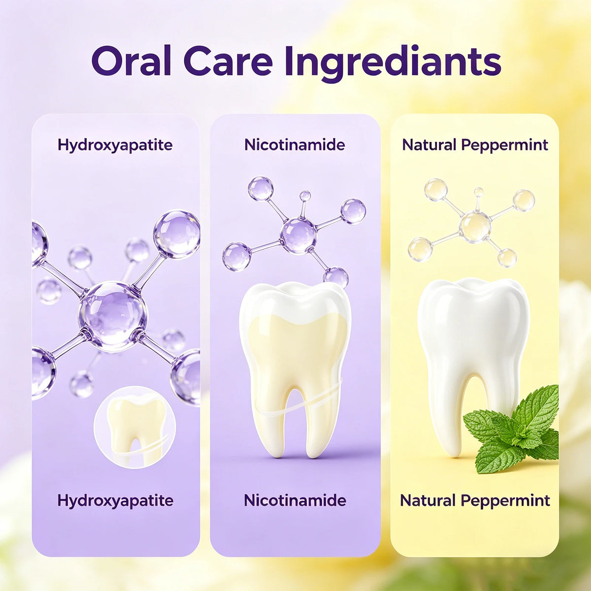 Brightening Toothpaste for Stain Removal and Fresh Breath