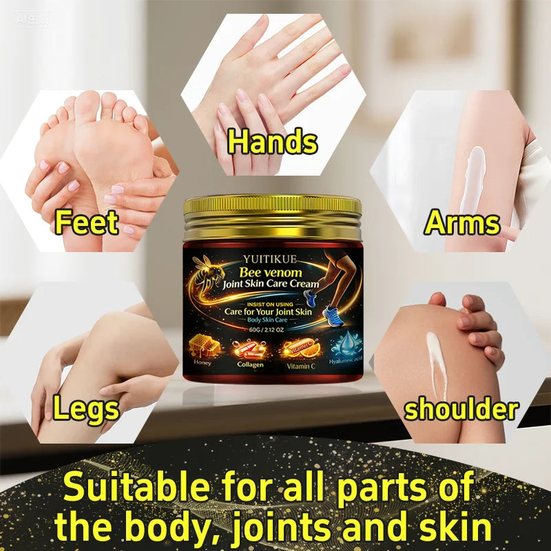 YUITIKUE Bee Venom Joint Cream Moisturizing Body Skin Care