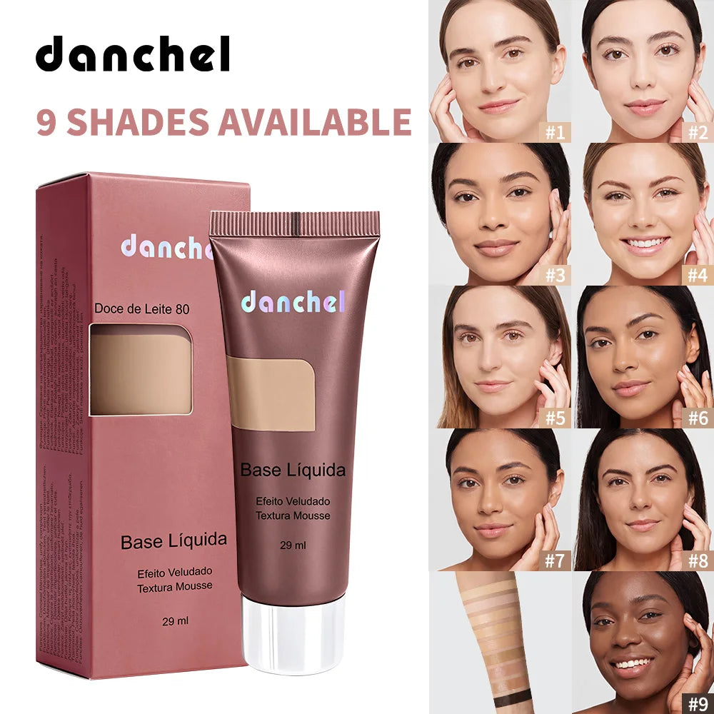 Velvet Matte Liquid Foundation for All-Day Wear - 1