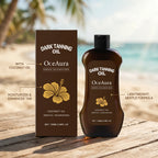 Coconut Oil Dark Tanning Body Oil for Deep Bronze Tan