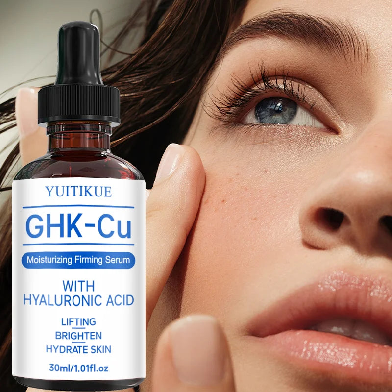 YUITIKUE GHK-Cu Hyaluronic Acid Face Serum Firming Hydrating Treatment
