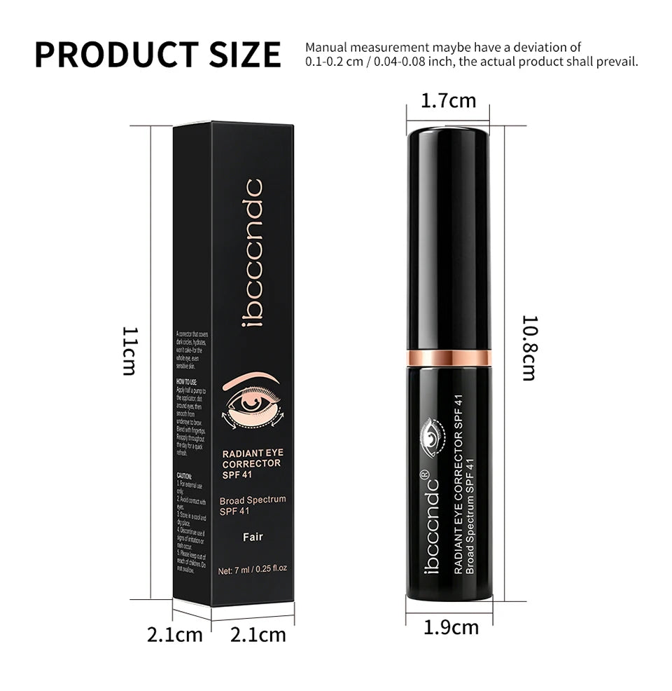 Hydrating SPF 41 Under Eye Corrector Concealer for Dark Circles