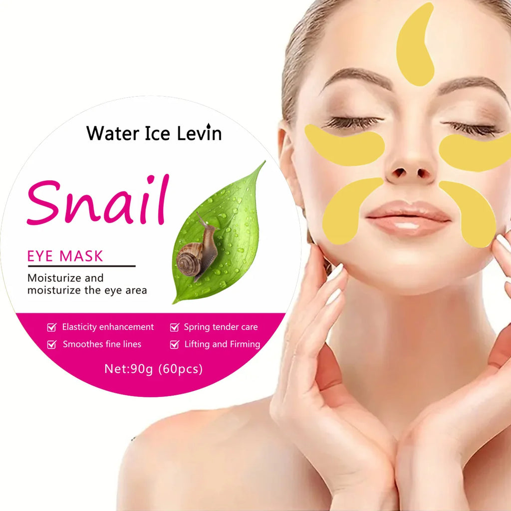 Snail Collagen Eye Mask Moisturizing Gel Pads for Dark Circles