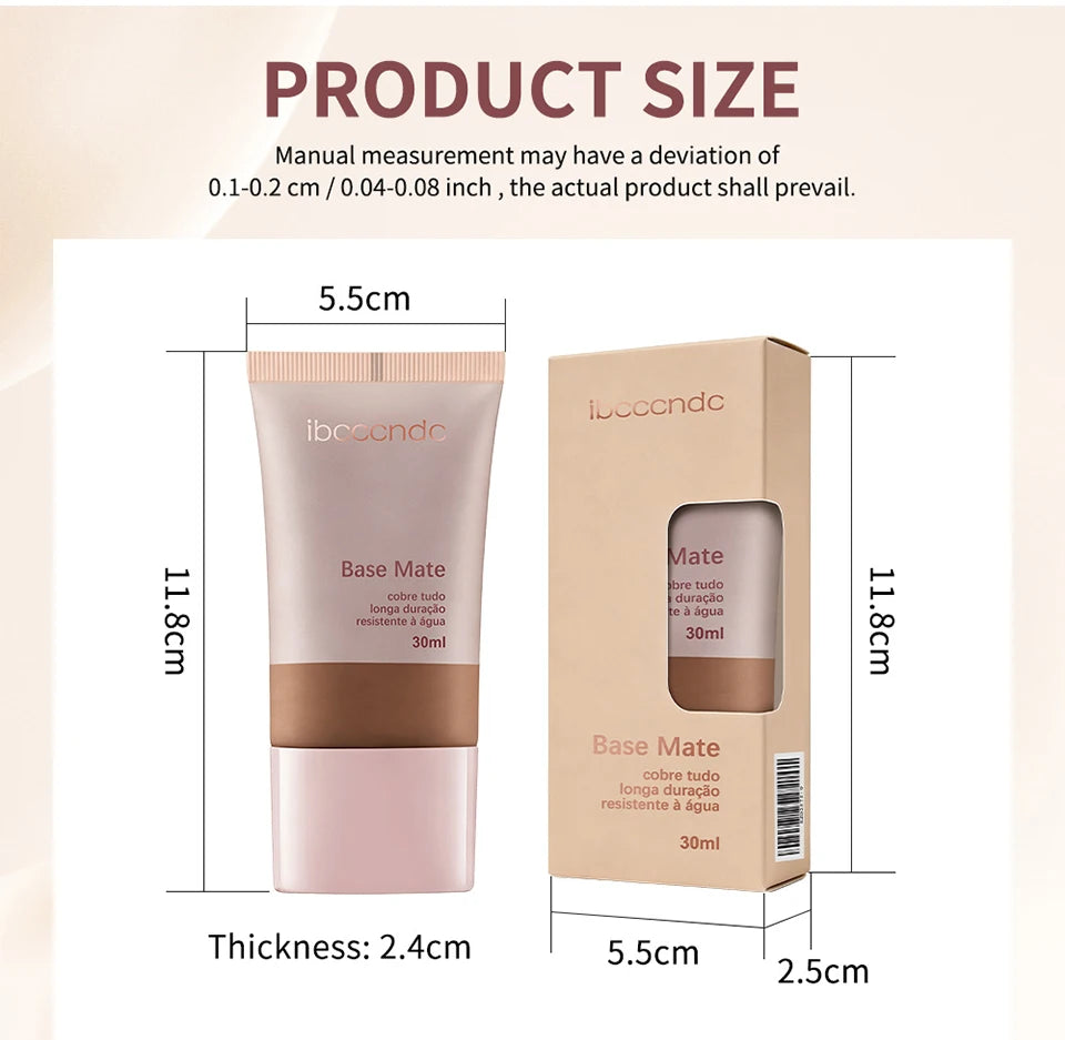 Long-Lasting Matte Liquid Foundation for Flawless Natural Coverage